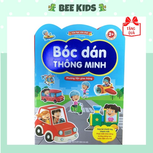 Bóc Dán Thông Minh Dành Cho Trẻ Từ 2-6 Tuổi, Thiết Kế Sinh Động, Giúp Bé Luyện Khéo Tay BEEKIDS