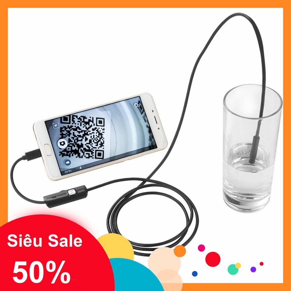 [GHD][FREESHIP-150K] CAMERA NỘI SOI 5.5mm DÀI 1M (ANDROID) (8826) [SỈ]