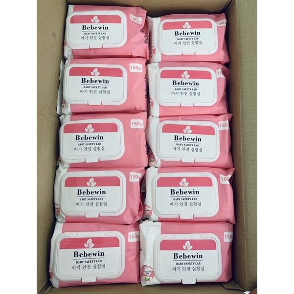 Sỉ 1 thùng 30 gói khăn ướt Lovely/ Bebewin/ Sweetly/Michu/ Con gấu