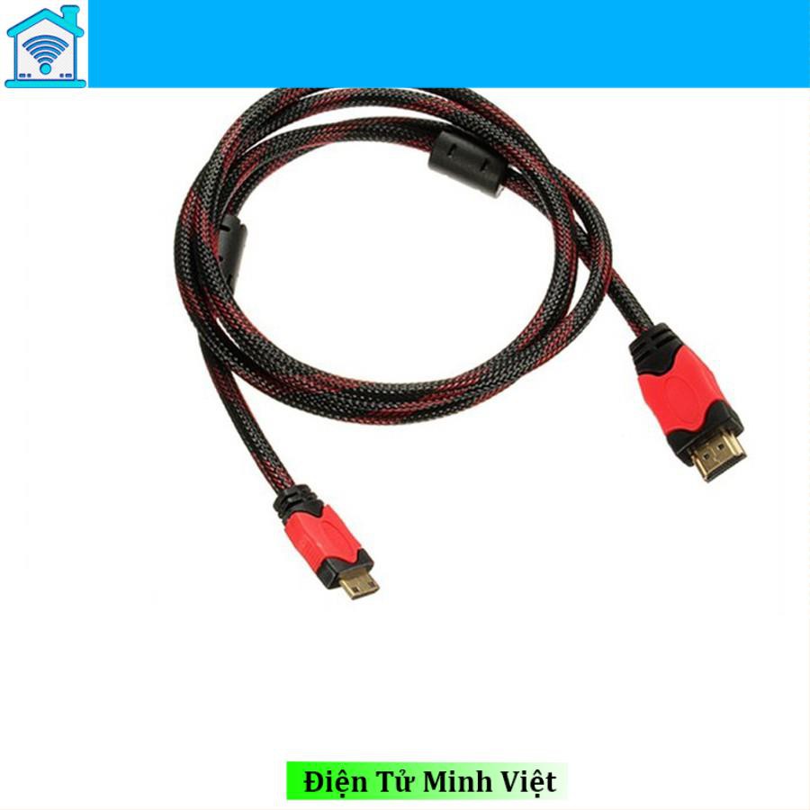 Cáp Chuyển Đổi Mini HDMI Sang HDMI 1,5m