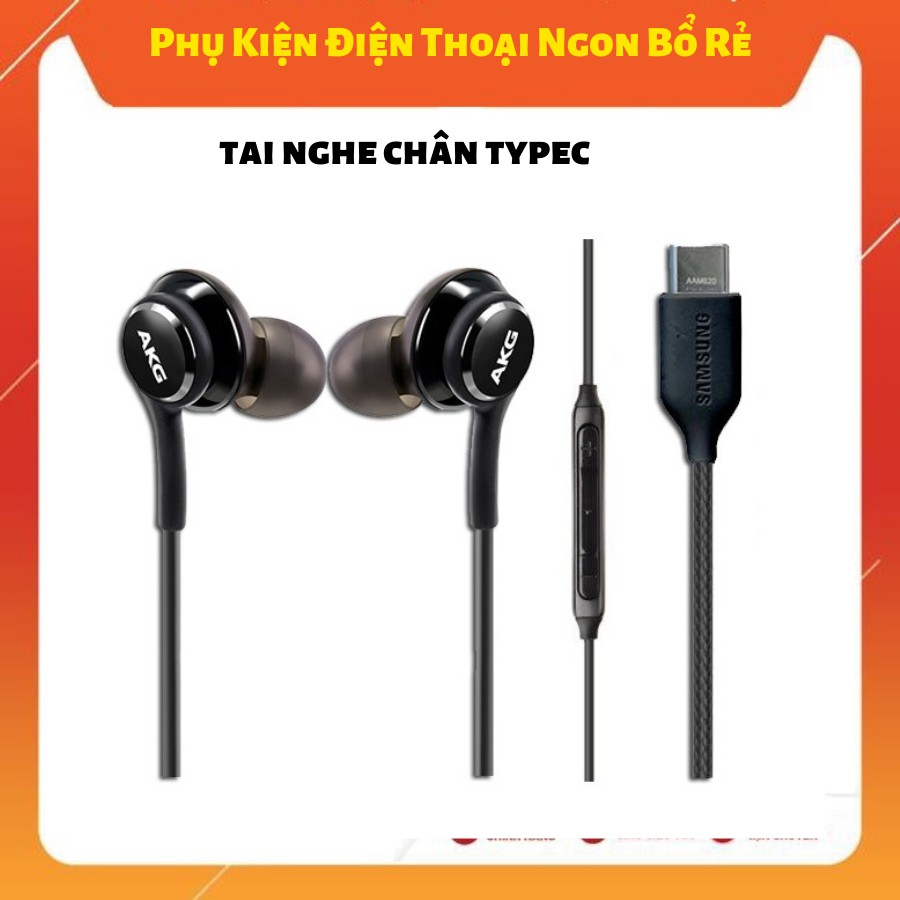 Tai nghe jack TypeC AKG dành cho note 10,note 10 plus,s20,Ultra