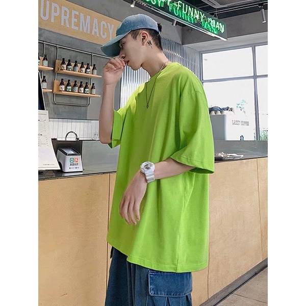 Áo phông tay lỡ, Áo phông tay lỡ from rộng Unisex Chất dày dặn oversize chữ SEAPEMENT