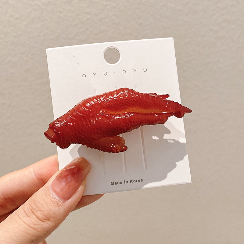 Kẹp Tóc Nữ Hình Thức Ăn Sáng Tạo Phong Cách Hàn Quốc Mới