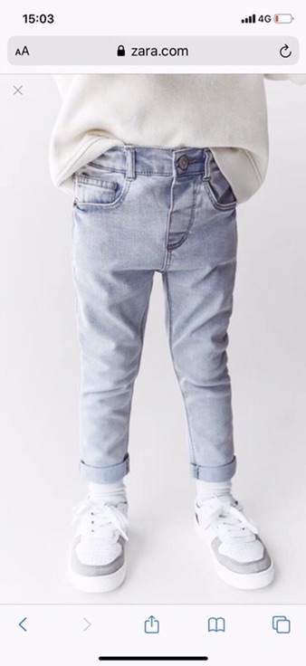 Quần Jean Skinny Zara cho bé trai