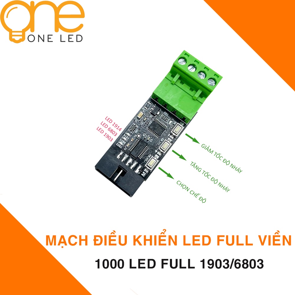 Bo điều khiển Led Full 1903, 6803 - Viền 1000 LED