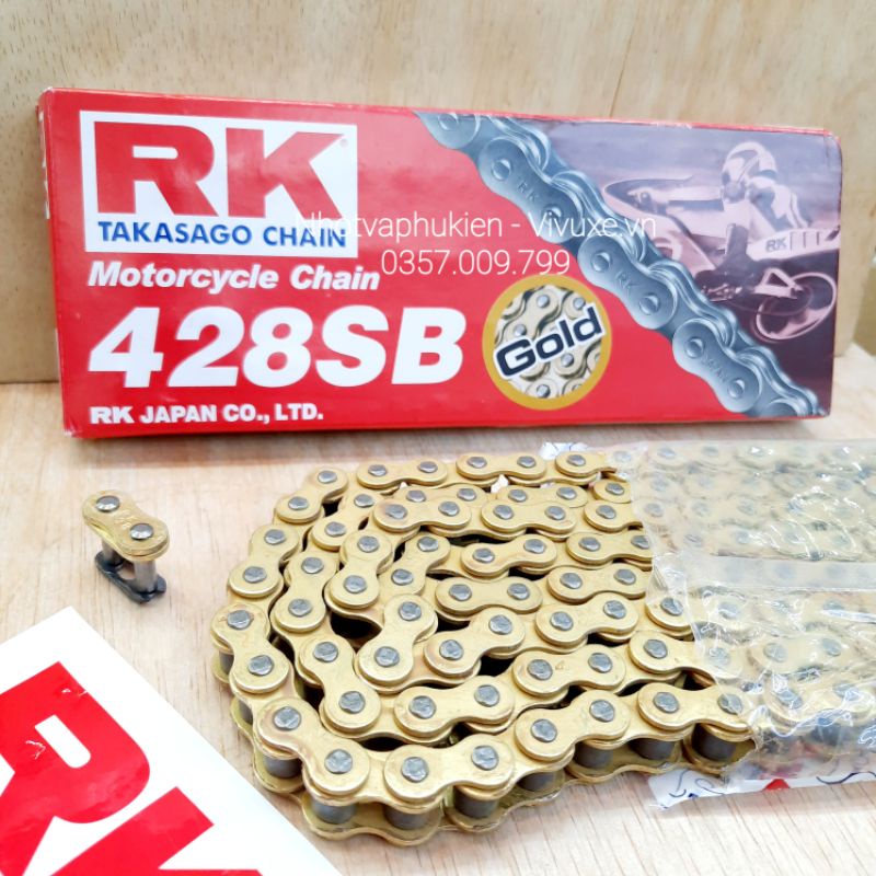 Sên RK Vàng 9 li 428SB Gold Chính Hãng