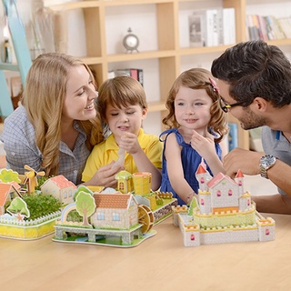 Đồ Chơi Xếp Hình Nông Trại 3d Bằng Giấy DIY Hỗ Trợ Giáo Dục Bé Trai Và Bé Gái