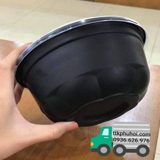 100 Tô nhựa tròn dùng 1 lần ( phở, bún) 1000ml