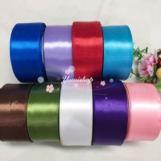 10m ruy băng lụa bản 4cm