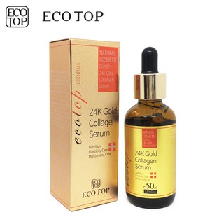 SERUM DƯỠNG TRẮNG DA CHỐNG LÃO HÓA 24K GOLD COLLAGEN ECOTOP 50ML