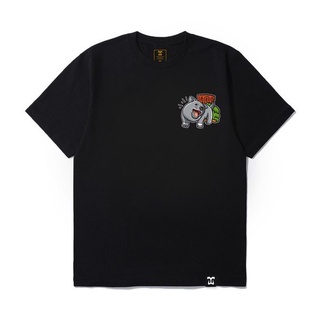 Áo thun Teeworld Dúi Logo Trắng Đen Unisex
