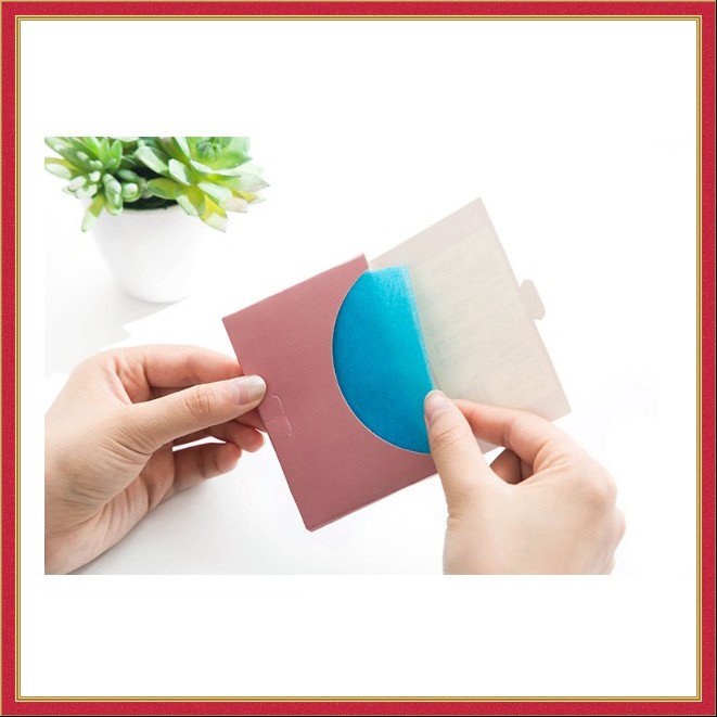 Giấy thấm dầu gói 50 miếng [TIỆN DỤNG] chăm sóc da khỏi bã nhờn | BigBuy360 - bigbuy360.vn
