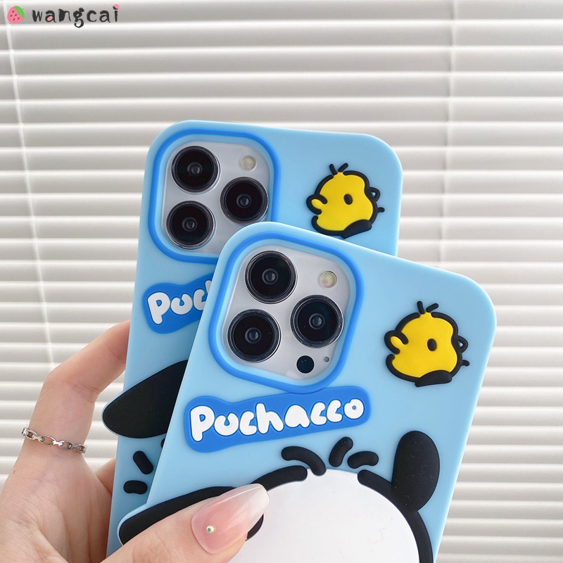 Ốp Điện Thoại Silicone Mềm Chống Sốc In Hình Chú Chó Pachacco 3D Đơn Giản Cho iPhone 13 12 11 Pro Max XS Max XR X