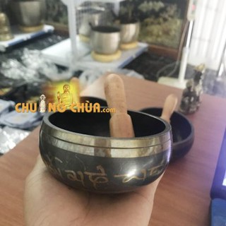 Chuông bát xoay tây tạng 11cm