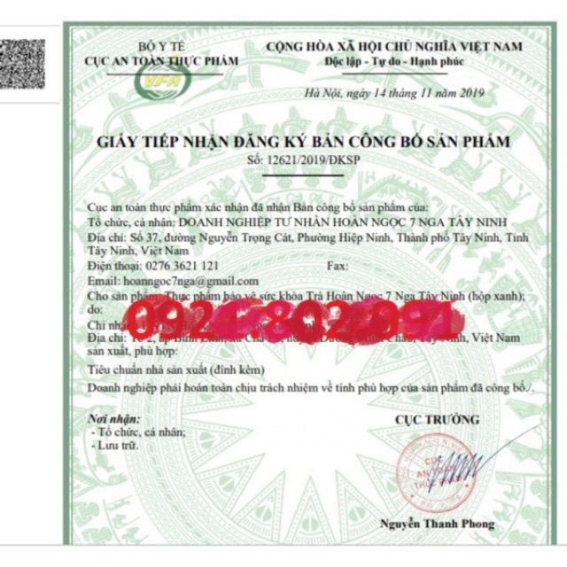 Trà Hoàn Ngọc Tây Ninh