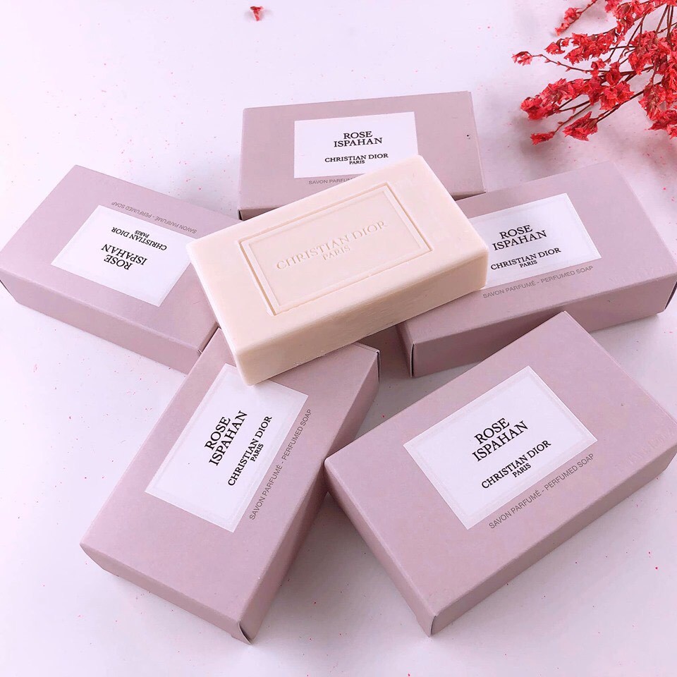 Xà Bông Cục Hương Nước Hoa Christian Dior Paris Rose Ispahan 50gr Pháp