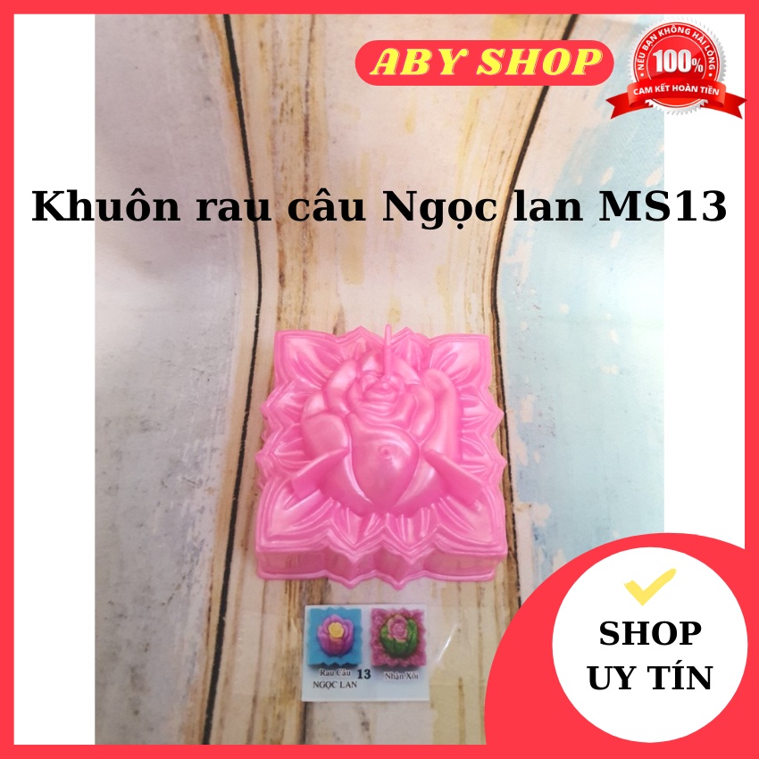 Khuôn rau câu Ngọc lan MS13 ⚡ HÀNG LOẠI 1 ⚡ khuôn làm rau câu chất liệu an toàn không mùi, không độc hại