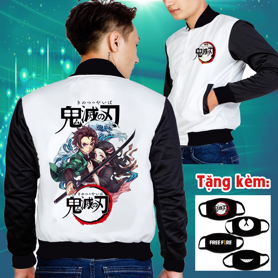 [ BÁN CHẠY ] 6 MẪU ÁO KHOÁC KIMETSU NO YAIBA cực HOT khuyến mại khủng giá rẻ dẹp