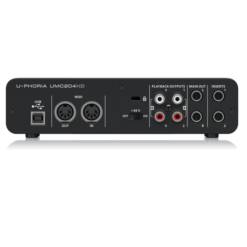 SOUNDCARD Thu Âm BEHRINGER U-PHORIA UMC204HD - Chính Hãng Phân Phối