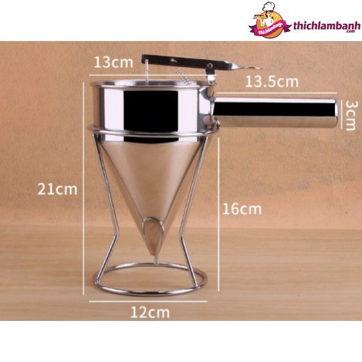 Phễu rót bột / sốt inox