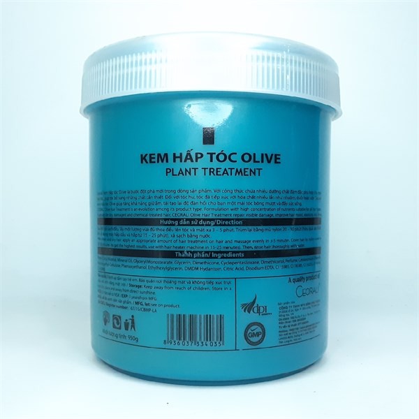 Kem hấp tóc Olive Plant Treatment 950g