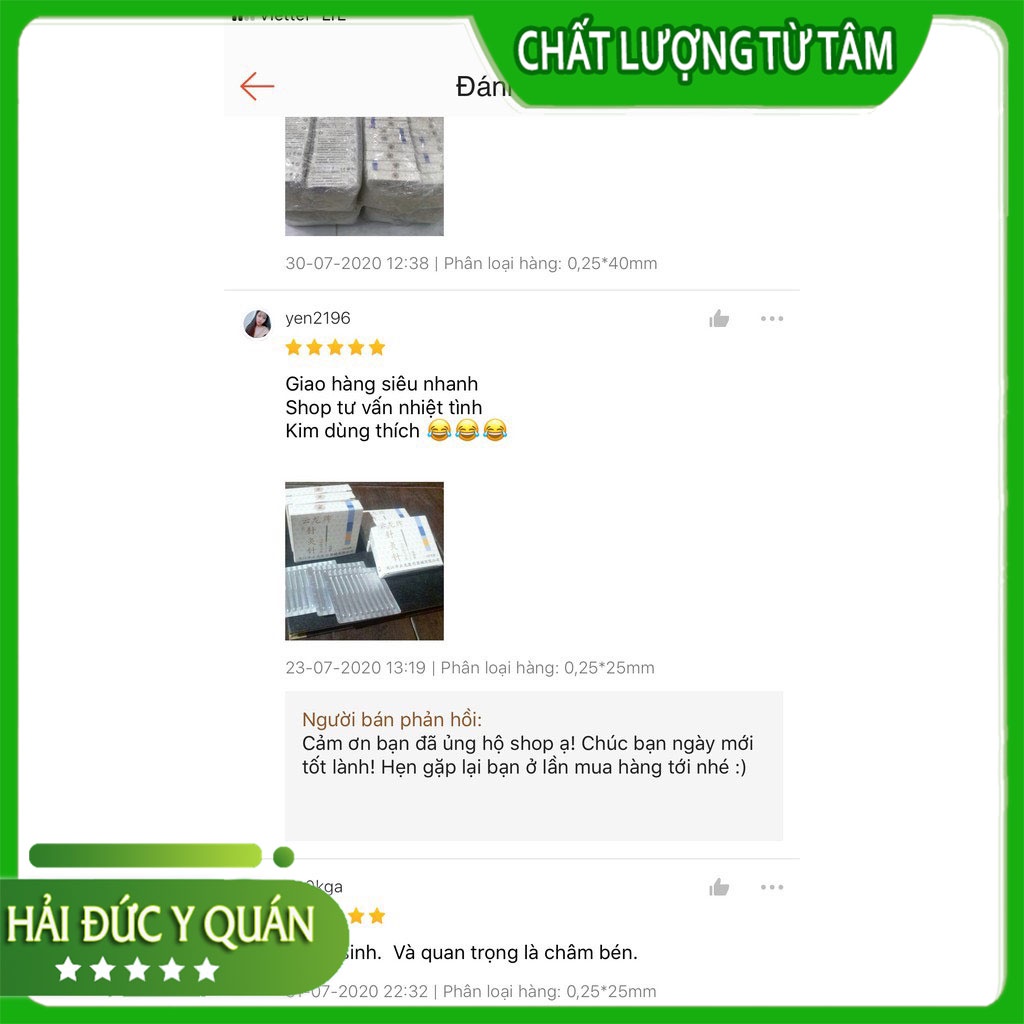 Kim Châm Cứu Vân Long Dạng Vỉ Đầy Đủ Kích Thước