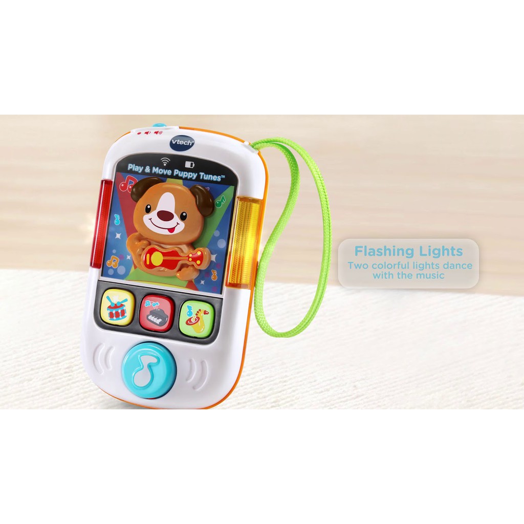 Đồ Chơi Trẻ Em Vtech 80508400 Puppy Tunes Máy Nghe Nhạc Cún Con