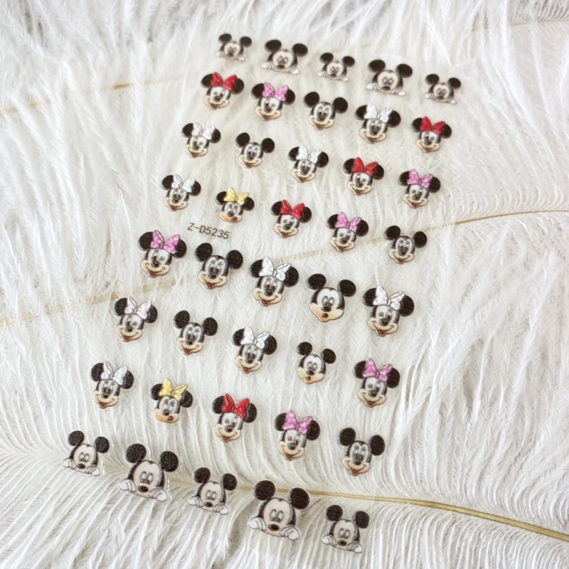 Stiker 5D nổi trang trí móng