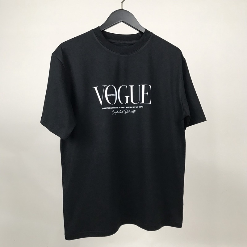 Áo thun tay lỡ Vogue Another phông thời trang unisex nam nữ oversize form rộng Tee Club