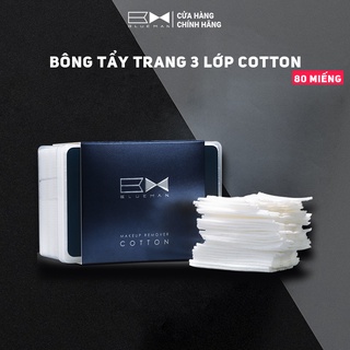 Bông Tẩy Trang 3 Lớp Cotton 80Miếng/Hộp ZL02