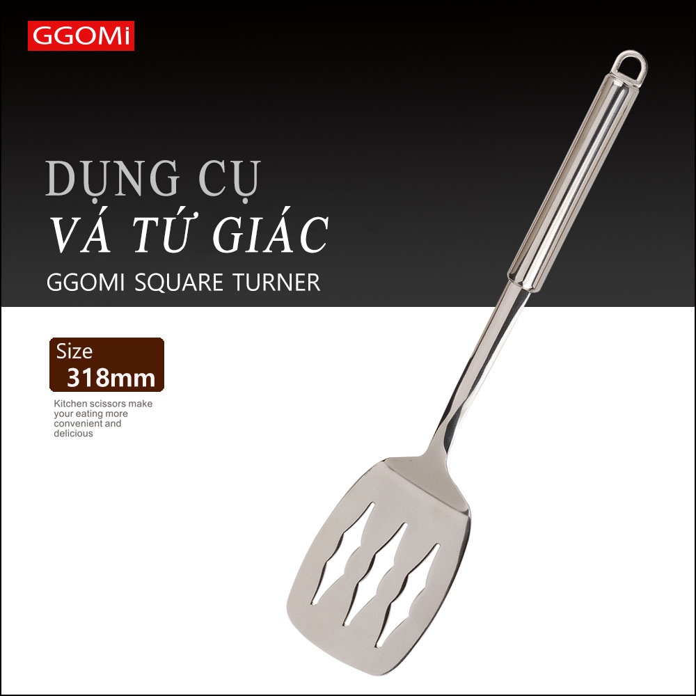 [HÀNG CHÍNH HÃNG]Bộ 7 dụng cụ chuyên dùng nhà bếp bằng inox304 bề mặt sáng bóng, thép không gỉ của GGOMi Hàn Quốc MK512