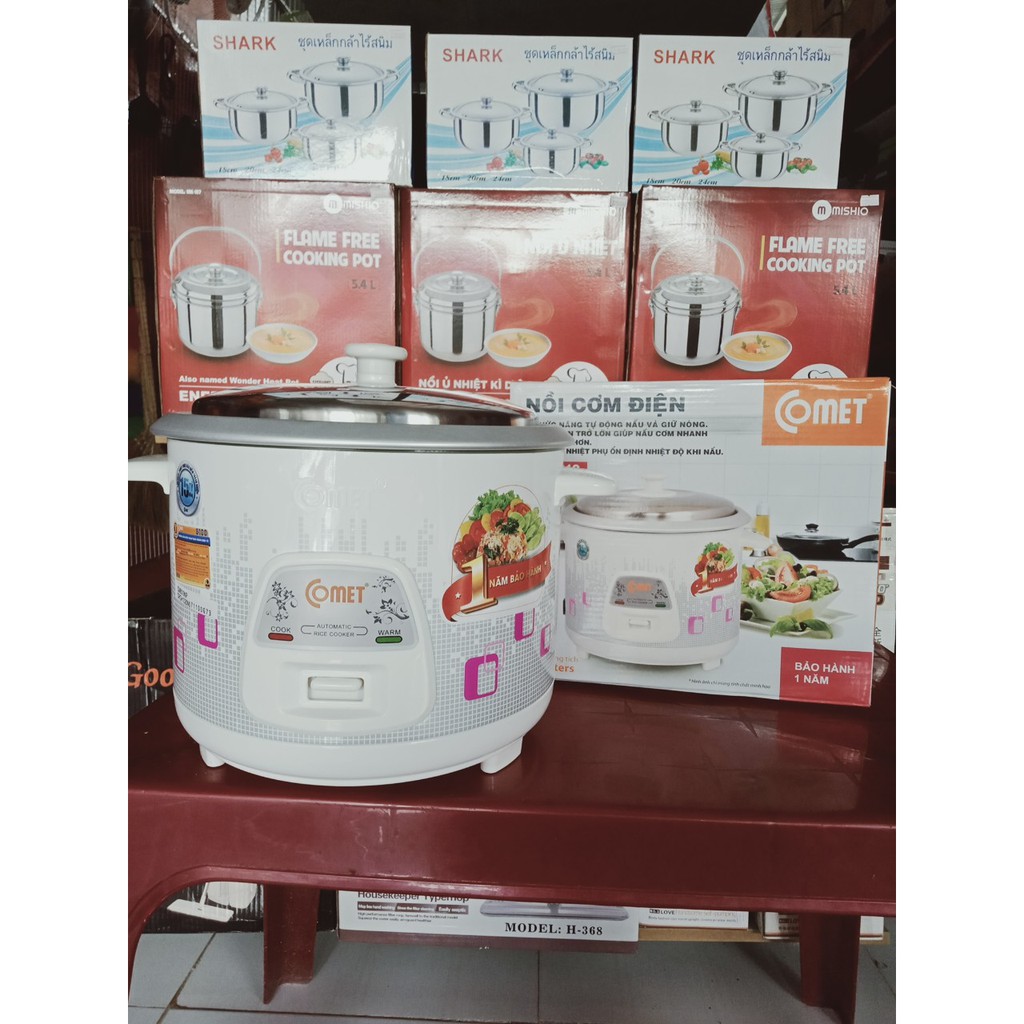 Nồi Cơm Điện Chính Hãng Dung Tích 1.8 Lít Bảo Hành 12 Tháng