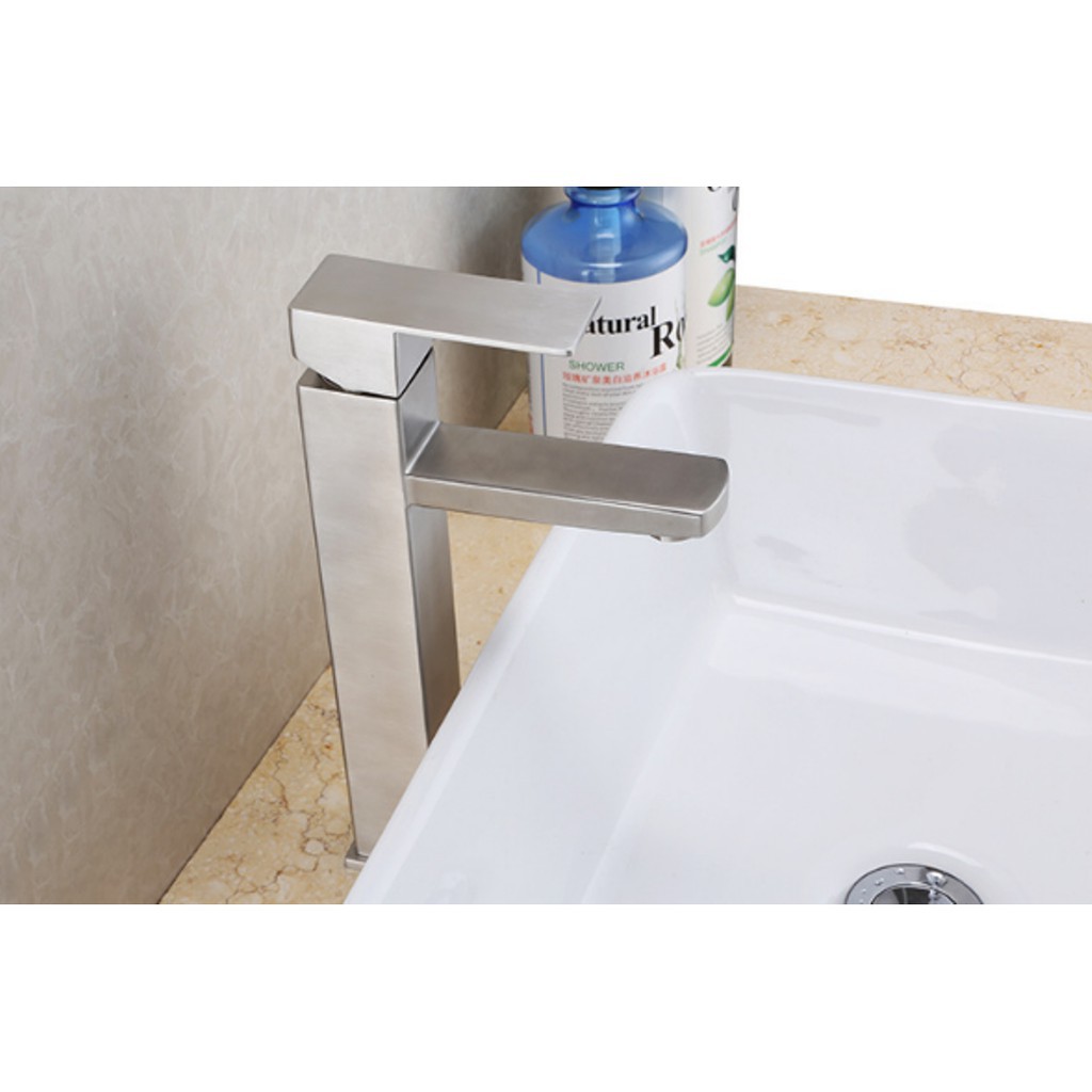 Vòi Lavabo Nóng Lạnh Inox SUS 304 – Vòi Nước Lavabo Nóng Lạnh