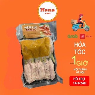 Nem lụi cuộn sả khay 500g kèm nước sốt chấm