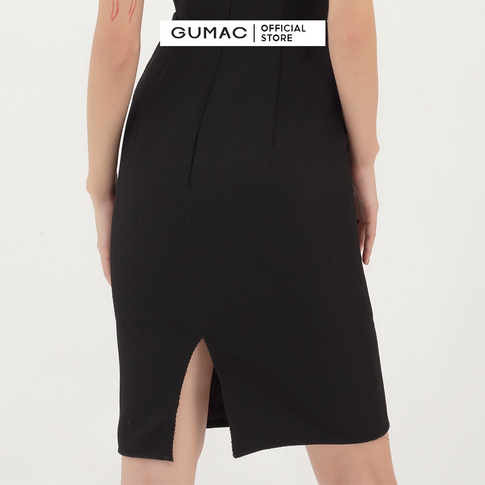 [Mã MABR07062 giảm 8% tối đa 50K đơn từ 249K] Đầm ôm nữ xếp ngực bản eo GUMAC phong cách sang trọng, thanh lịch DB331 | BigBuy360 - bigbuy360.vn