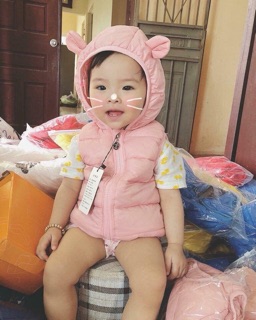 Áo phao gile cho bé yêu