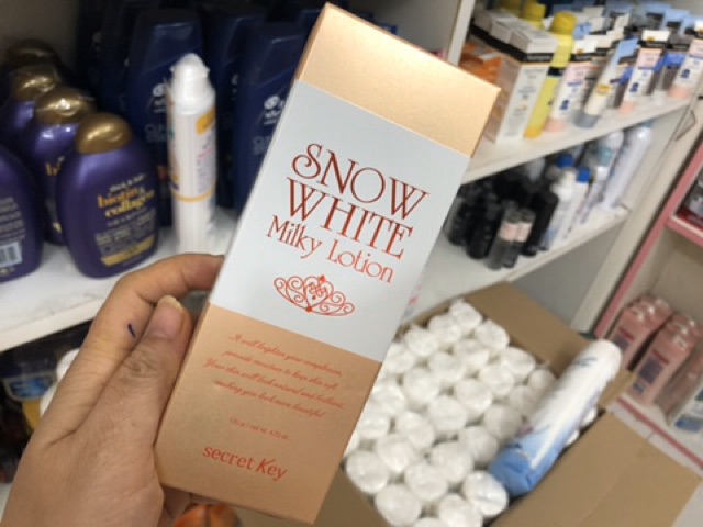 Snow white dưỡng thể trắng da  milky lotion secret key