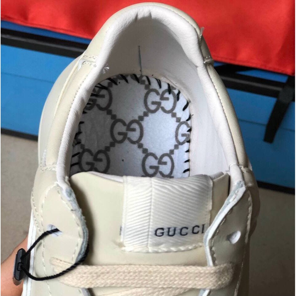 Giày thể thao Gucci Rhyton Trơn [Chuẩn SC Hàng Quảng Châu - Full Box Bill Phụ Kiện] Giày thể thao nam nữ độn đế