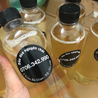 Dầu dừa nguyên chất masage, rạn da 500ml
