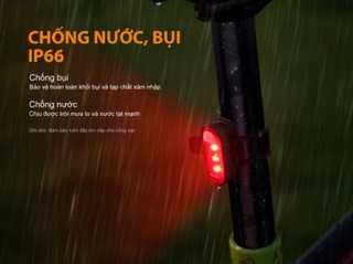 Đèn hậu xe đập Fenix BC05R