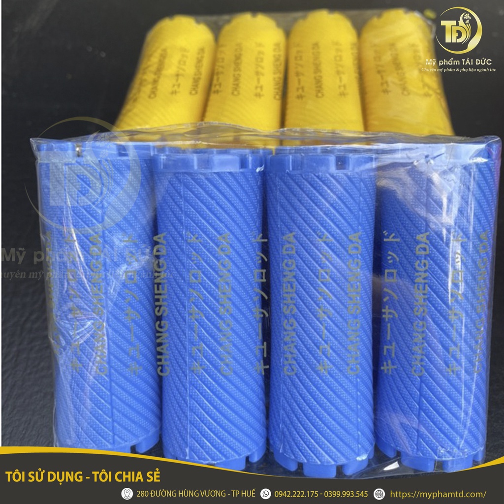 Trục Uốn Lạnh Cao Cấp Xương Uốn Lạnh Chất Nhựa Cao Cấp Nhựa Dày Bám Tóc Không Bị Rít Tóc Nhiều Size Lọn Tóc