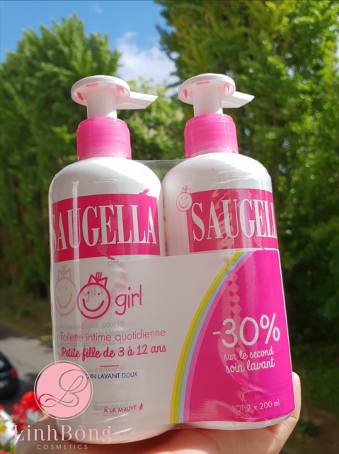 DUNG DỊCH VỆ SINH CHO BÉ GÁI SAUGELLA GIRL 200ML