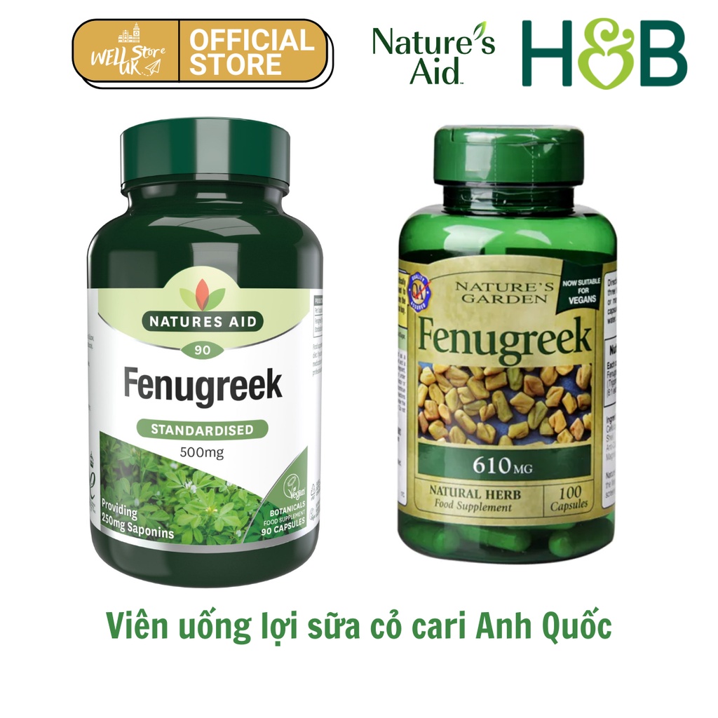 Viên lợi sữa Fenugreek 100 viên