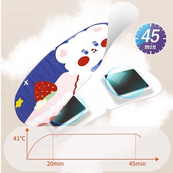 Hộp 10 Miếng Mặt Nạ Hơi Nóng Thư Giãn Mắt WECAN Siêu Hot