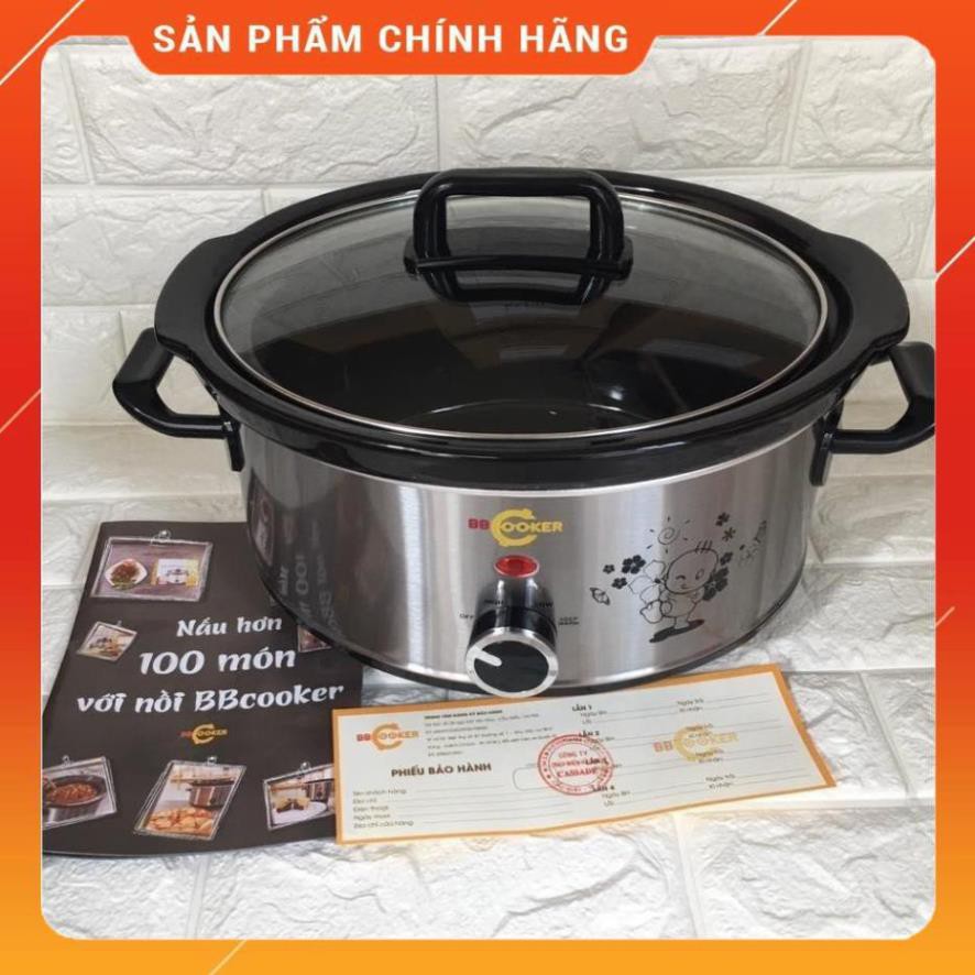 ♥️ [Hỏa tốc 1 giờ] [FREESHIP] Nồi nấu cháo chậm cho bé BBCooker 3.5L, thương hiệu Hàn Quốc, hàng chính hãng, BH 12 tháng