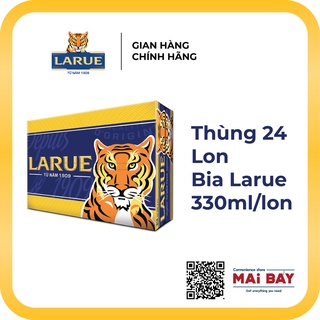 Thùng 24 lon bia Larue 330ml/lon