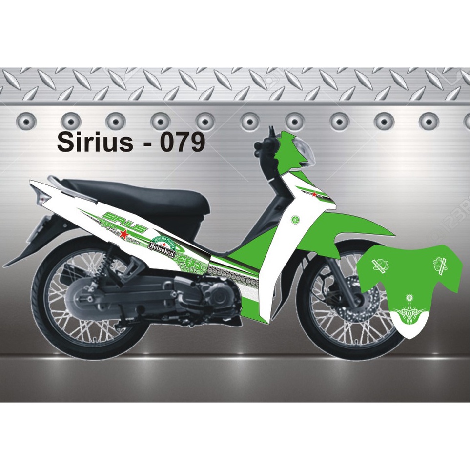 Tem Trùm Sirius Xanh Lá Trắng Tổng Hợp Nhiều Mẫu