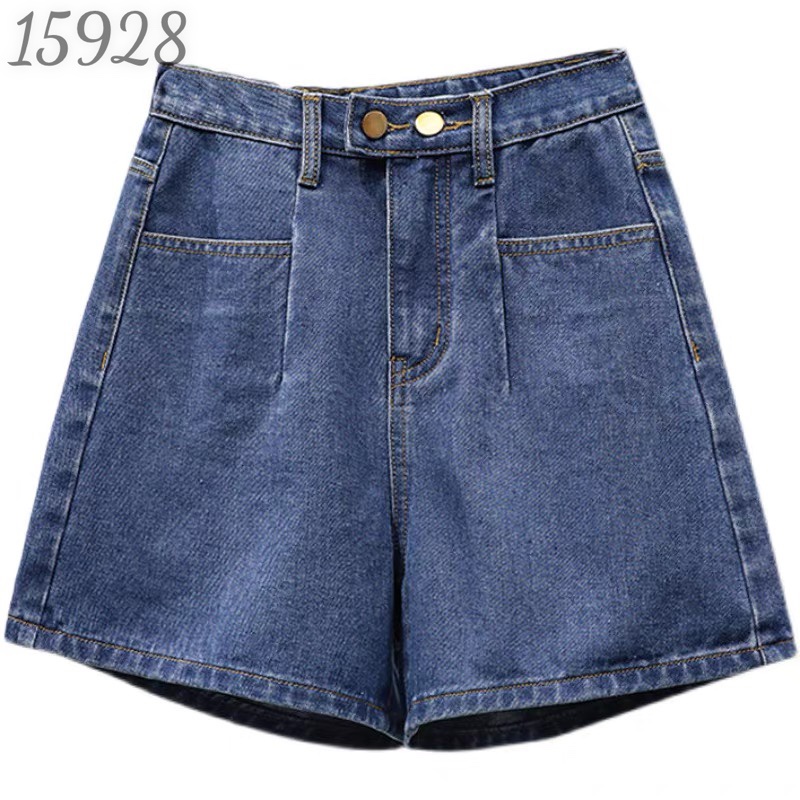 Quần đùi Jean BIGSIZE short 2 nút 15928