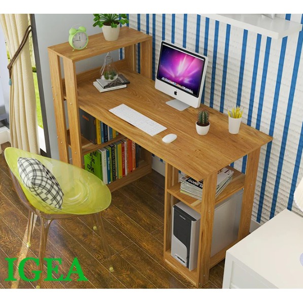 🍀 Bàn làm việc kèm kệ sách thông minh thương hiệu IGEA - GP09