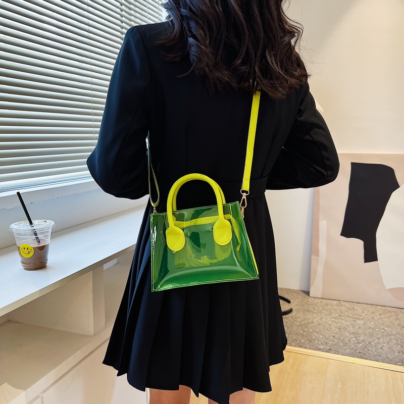 Túi Đeo Vai Bằng PVC Màu Kẹo Thời Trang Mùa Hè 2022